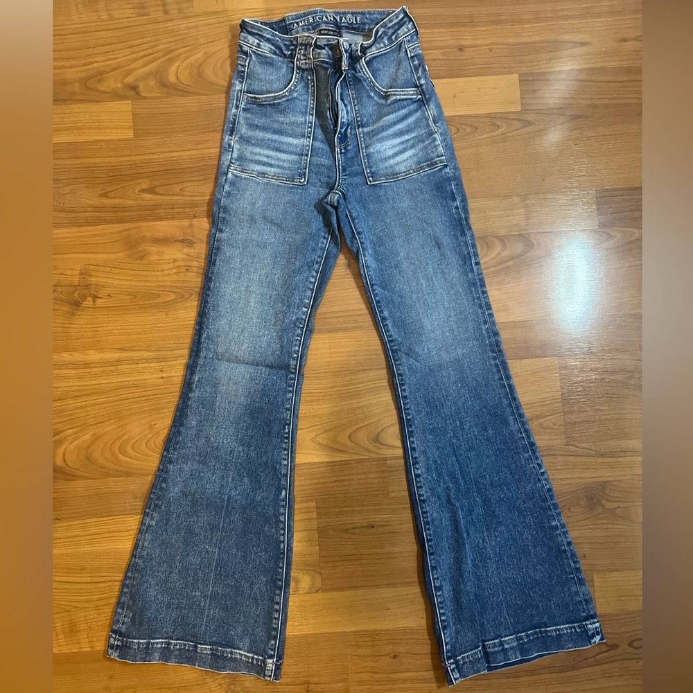 American Eagle flare jeans worn once